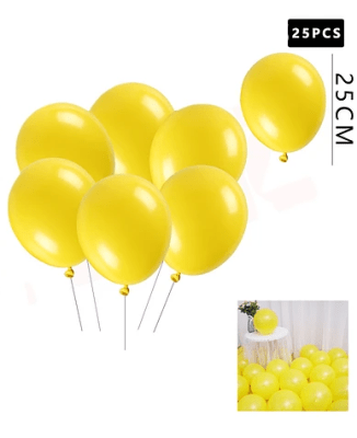 globo x25 amarillo