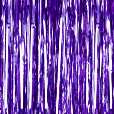 Cortina metalica morada 1x2m