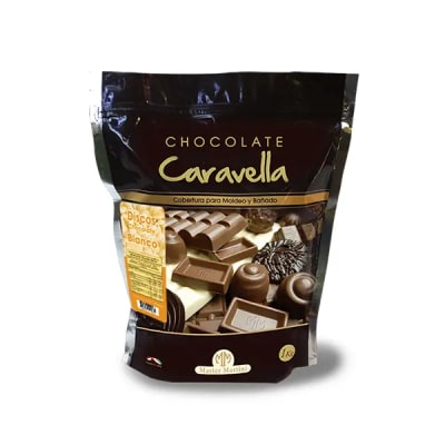 Cobertura blanca 1kg caravella