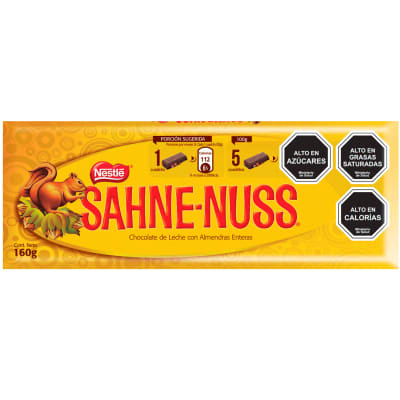 chocolate sahnenuss 160grs