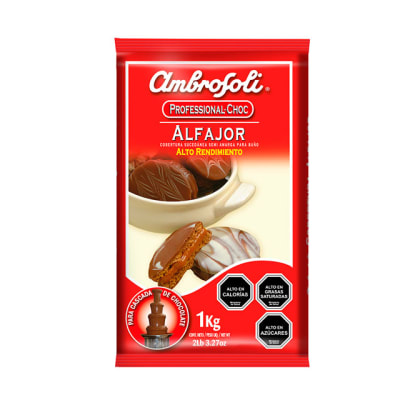 Cobertura alfajor 1kg Ambrosoli