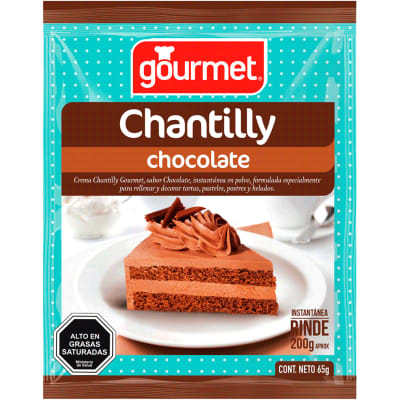 Chantilly chocolate polvo 65g gourmet