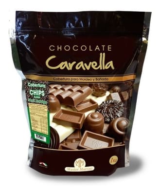 Cobertura chips 1kg caravella