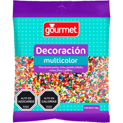 Decoracion Multicolor 100g Gourmet