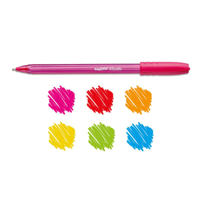 Set boligrafos color fluor Carioca 6u