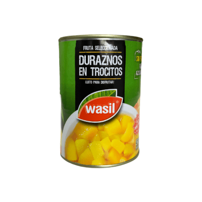 Durazno en trocitos 590g wasil