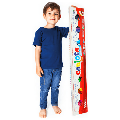 Maxi Box full Color, Carioca 1m 100 colores