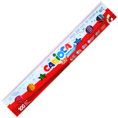 Maxi Box full Color, Carioca 1m 100 colores