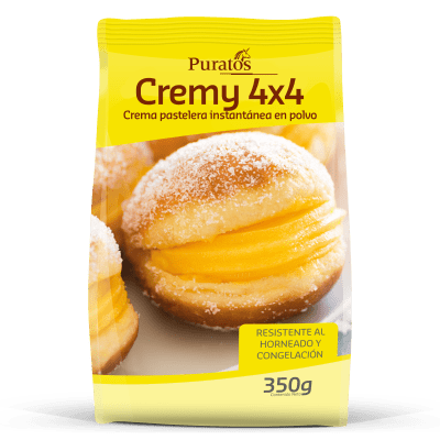 Crema pastelera cremy 4x4 350g puratos