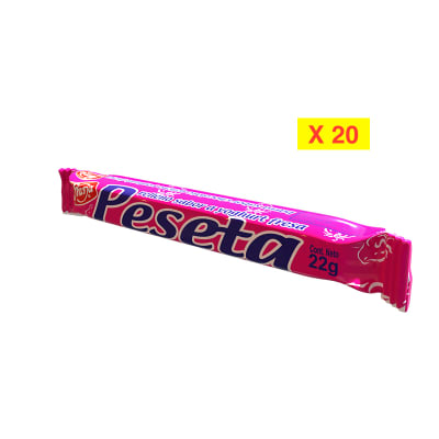 Peseta fresa 20 unidades