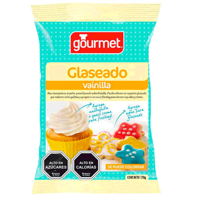 Glaseado vainilla 170g gourmet