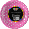 plato polka redondo rosa x101