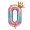 Globo metalico multicolor coronita n01