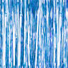 Cortina metalica celeste 1x2m1