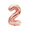 Globo metalico rose gold n21