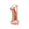 Globo metalico rose gold n11