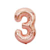 Globo metalico rose gold n31