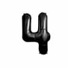 Globo metalico negro n41