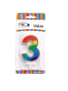 vela arcoiris numeral N31