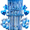 Set cortina globos feliz cumpleaños azul1