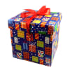Caja plegable azul 22x22cm1