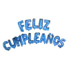 Globo metalico feliz cumpleaños celeste1