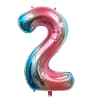 Globo metalico multicolor n21