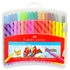 Marcadores Faber Castell fiesta 36u + estuche1
