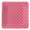 plato polka cuadrado rosa x101