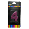 Vela glitter Fucsia n41