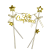 Deco torta FC estrellas doradas1