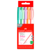 Bolígrafos Faber Castell Trilux 1mm. 5 unidades colores pastel1