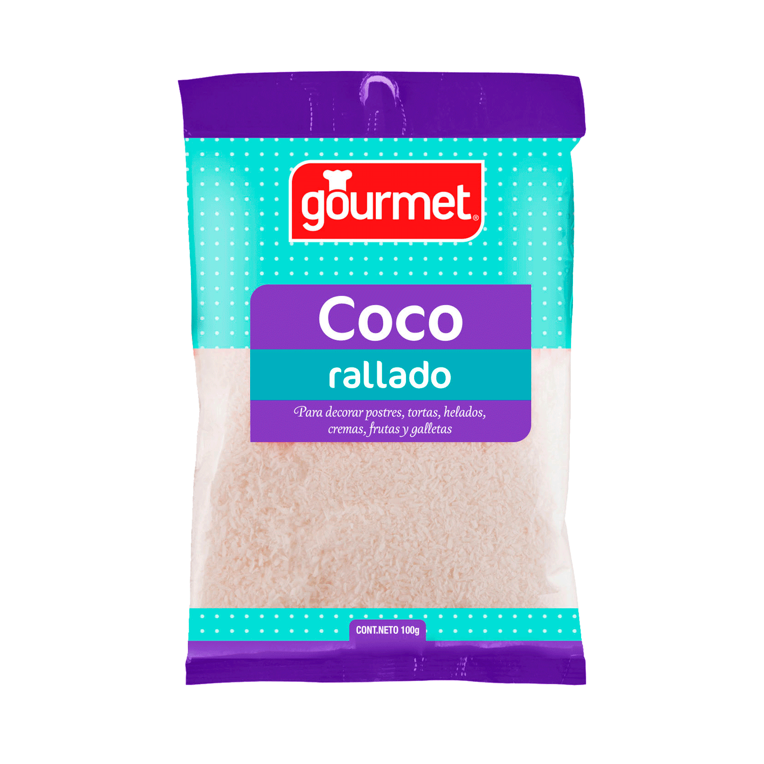 Coco rayado 100g gourmet Kasa Harcha