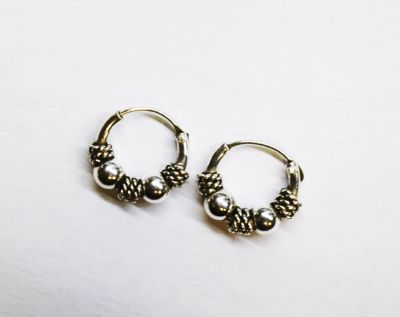 AROS PLATA BALI 925 10MM AROS PLATA BALI 925 10MM