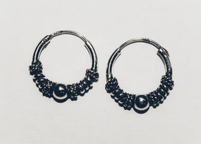 AROS PLATA BALI 925 14MM AROS PLATA BALI 925 14MM