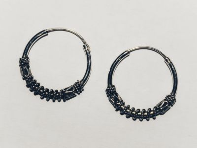 AROS PLATA BALI 925 20MM AROS PLATA BALI 925 20MM
