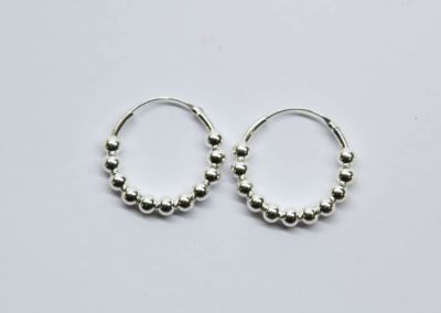 AROS ARGOLLA DISEÑO 925 BOLITA 20MM AROS ARGOLLA DISEÑO 925 BOLITA 20MM