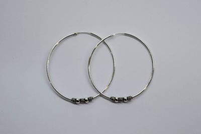 AROS PLATA BALI 925 50MM AROS PLATA BALI 925 50MM