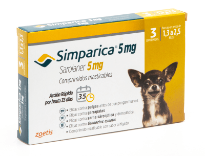 SIMPARICA x3 COMPRIMIDOS
