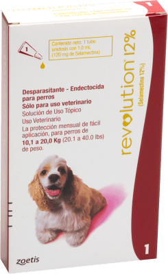 REVOLUTION PERRO 12% 1.0 ml (10,1 a 20 kg)