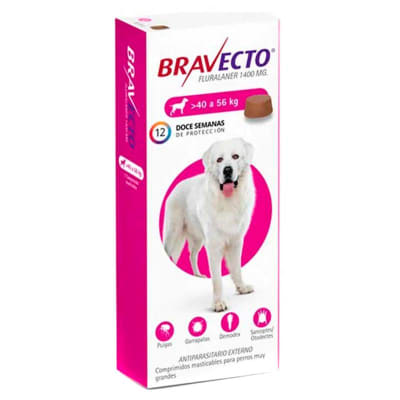 BRAVECTO PERROS 1400 mg 40 a 56 kg
