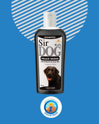 SIR DOG BLACK SHAMPOO 390 ml