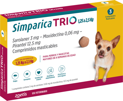 SIMPARICA TRIO x3 COMP