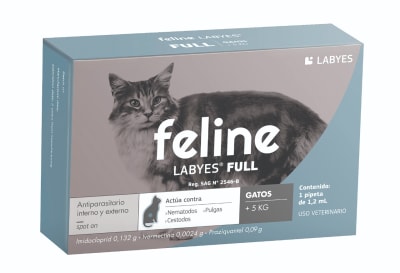 FELINE LABYES FULL 1,2 ml ( MAYOR A 5 KG)