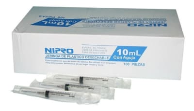 JERINGA NIPRO 10 CC AGUJA 21 G 11/2