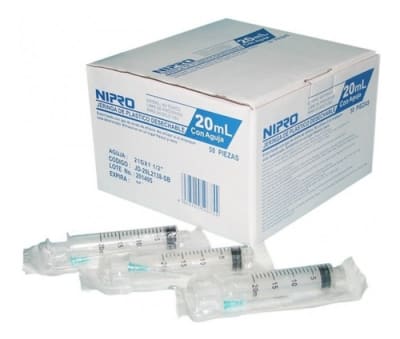 JERINGA NIPRO 20 cc (50 und)