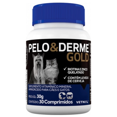 PELO & DERME GOLD x30 COMP