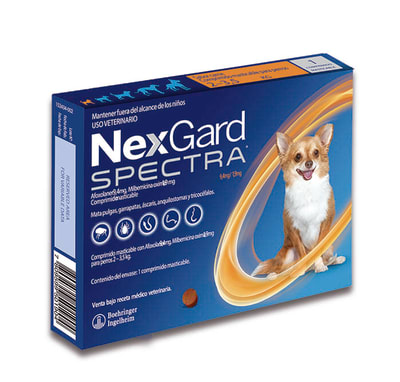 NEXGARD SPECTRA x1 COMPRIMIDOS (2 a 3,5 kg)