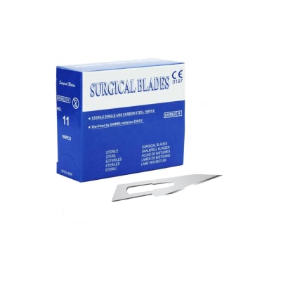 HOJA BISTURI N° 11 ESTERIL