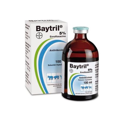 BAYTRIL 5% INYECTABLE 100 ml